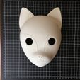 photo_2021-06-05_15-02-52.jpg Cat Face Mask / Anime Cosplay Kitsune Mask 3D Model: STL