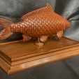 IMG_7595.jpg fish sculpture of a carp with storage space for 3d printing