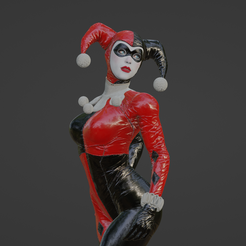 Screen-Shot-2023-09-27-at-9.24.53-PM.png STL file Sexy Harley Quinn Statue Batman Arkham Knight・3D print object to download