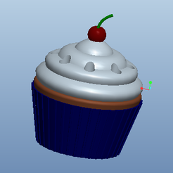 Cupcake.png Archivo STL Portabolígrafos Cupcake・Diseño imprimible en 3D para descargar