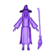 Flexi Town Witch.stl Ведьма Флекси, артикулированная фигурка-фиджет, 3 мкф в комплекте