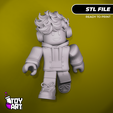Roblox-2-02.png Roblox Boy STL - Chibi Gamer Fanart 3D Print File