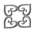 Onlay24-02.JPG Heart pattern floral scroll relief 3D print model