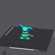 yyu1.png Rattie The Amazing Digital Circus 3D Model Stl file 3mf Multicolor No support Fanart