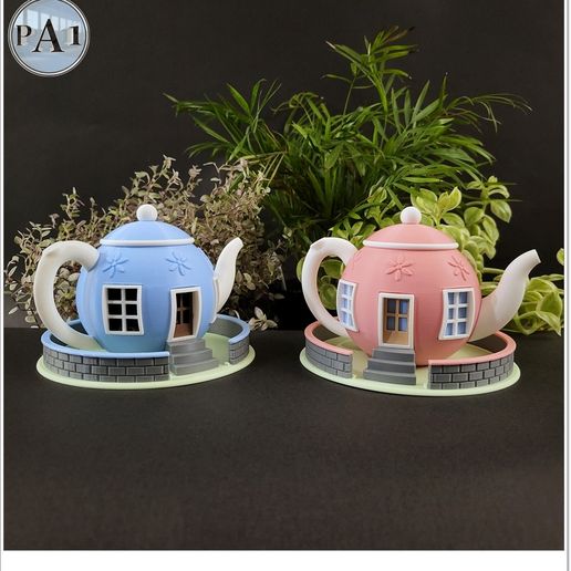 CUTE FAIRY HOUSE V9- THE TEAPOT!