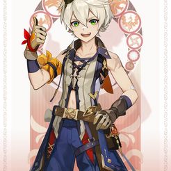 Character_Bennett_Card.jpg Accesorios Genshin Impact Bennet
