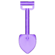 Dice grave shovel.stl 浅いサイコロの墓