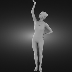 Graceful-gymnast-render.png Fichier STL Gymnaste gracieuse・Objet pour impression 3D à télécharger