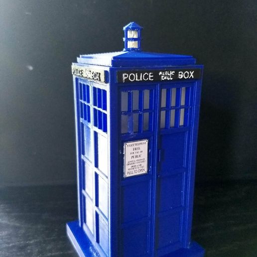 🩺 Doctor Who Tardis Light Box・ STL File for ・Cults