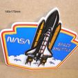 endeavour-nasa-space-shuttle-nave-espacial-americana-logotipo.jpg Endeavour, Spacecraft, Nasa, moon, astronaut, galaxy, cape, canaveral, launch, poster