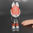 4.png 3D Printable Wolf Toy Character Model