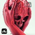 Pic-2024-04-24T083228.763.png Heart Broken Skull Sculpture - Easy Print