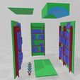 design.JPG A small bookcase to decorate your bookshelf, booknook