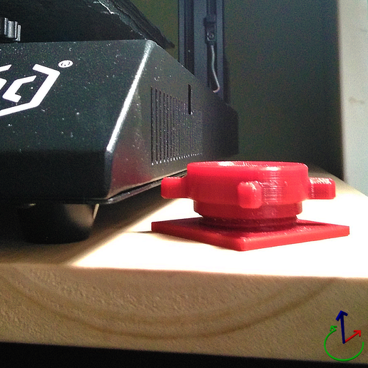 BASES TO LEVEL THE PRINTER - 3D model önizlemesi