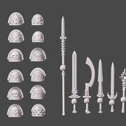 spal-kit2.jpg STL file Custom shoulder pads & weapons・3D print model to download, KafArtStudio
