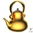 kK Cc q 0 a ©. eo: e 3D e5e Teapot Inspired by childhood to download in stl and obj.