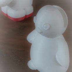 pinguin.jpg Free STL file Funny Glasses Stand Holder penguin・3D printer design to download