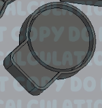 Simple Circle Silicone Mold Housing 3D model