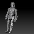 ScreenShot998.jpg Star Wars .stl Bobafett.3D action figure .OBJ Kenner style.