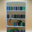 IMG_3591.jpg 📚 Bookshelf Furniture Set for 15cm Barbies