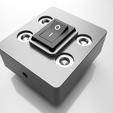 Spindle-LED-Switch-2.png Switch Mount (for 60mm Aluminium Profile Extrusion on CNCs)