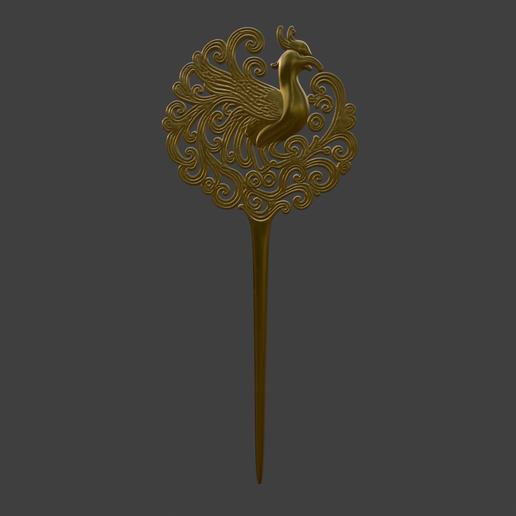 Chinese Bird Hairpin