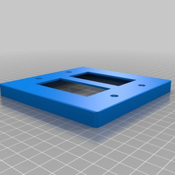 1f3ed77397657d18f25a03c175d28297.png Free STL file Deep Light Switch Cover for Smart Switch double gang・3D printable design to download