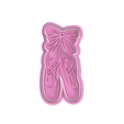 Ballet-Shoe.png Ballet Cookie Cutter Set (Both with the Debossers!!!)