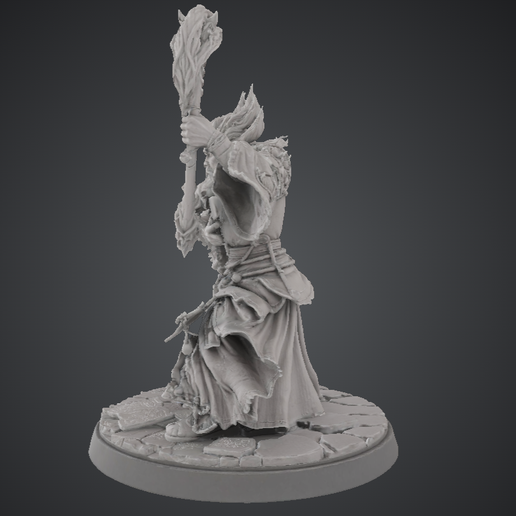 🧙 Halaster Blackcloak miniature for dnd・ STL File for 3D printing・Cults