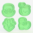 St. Patrick's Day1.png St.Patrick 's Day cookie cutter set of 8