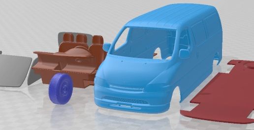 Toyota Hiace PanelVan 1995 Printable Van