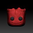 1.JPG Baby Groot Cute Head Planter Cartoon Style 3D print model