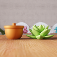 untitled6.png 3D Succulent Plant STL File - 479