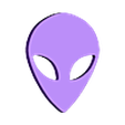 alieno.stl Slender Alien Head