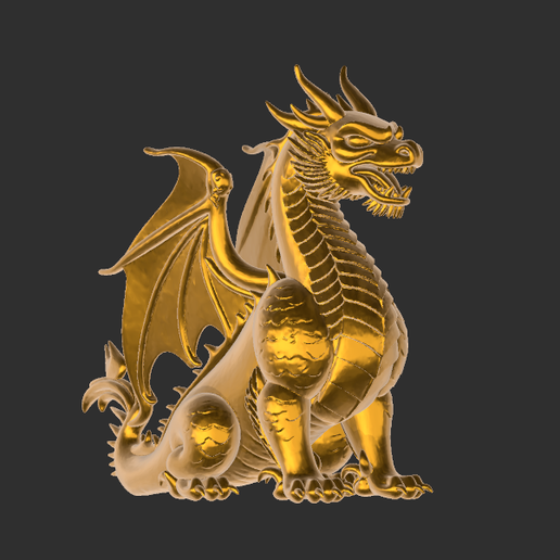 Dragon Deco 03 3D model