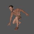 14.jpg Animated Naked Man-Rigged 3d game character Low-poly 3D model
