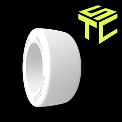 TM4.png 3D file Drift Tire Model 4 for 20 and 22mm rims "Racing & Drag style"・3D print model to download