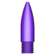 14.5 mm Projectile.stl Bullet pen 14.5 mm KPVT ammo