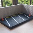 1717822876785.jpg Miniature Parking Lot Diorama - 3D Printed Model
