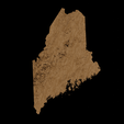 2.png Topographic Map of Maine – 3D Terrain