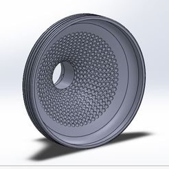 damping-1.jpg STL file DIMPLED VENTURI AIR INTAKE・3D printer design to download