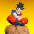 gg0011.png Goku - Dragonballz Bust - 3d Printable