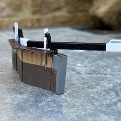 Picture-A2.jpg STL file Model Railway Canal Lock Gates・Template to download and 3D print, PJD1974