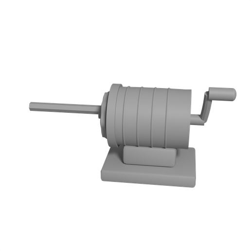 Vintage Hand Crank Pencil Sharpener Desk Model