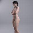 Wednesday4.png STL file WEDNESDAY ADULT・Template to download and 3D print