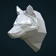 PWH-03.jpg Low poly Wolf head