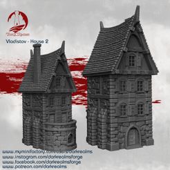 Vladistov-House-2-release.jpg Archivo STL Casa del mercado Vladistov 2・Objeto imprimible en 3D para descargar