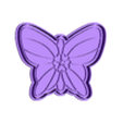 mariposa 6cm.stl Cortante para galletas Mariposa