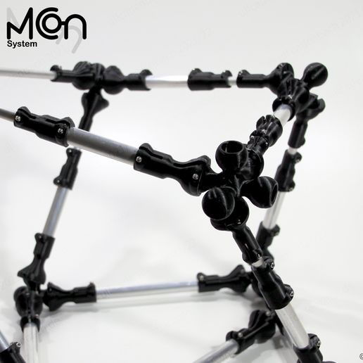 MCon-6x-rect-joint-Close-Up.jpg MCon-System junta retangular 6x com passagem de cabos