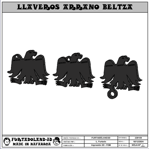 BELTZA KEY RING - 3D model önizlemesi